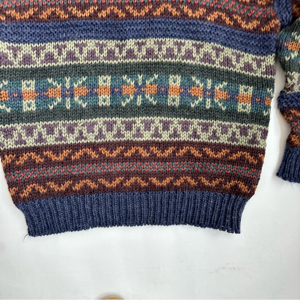 Vintage Cambridge Classics Men’s Large Knit Oversized Wool Sweater XL - Picture 12 of 16